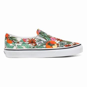 Női Vans Multi Tropic Classic Slip-on Cipő VA9684217 Színes Kék/Fehér